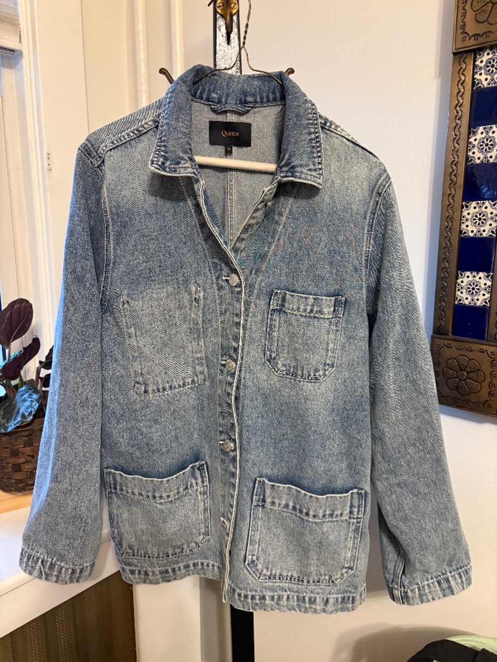 Denim Chore Jacket - Quince, organic cotton